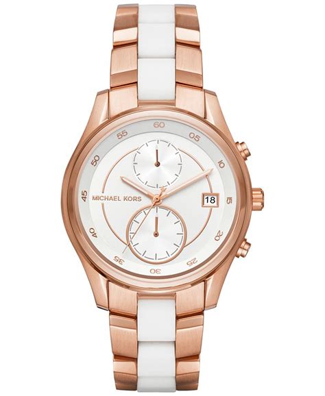 Michael Kors MK6467 Women's Briar Stainless Steel White Dial